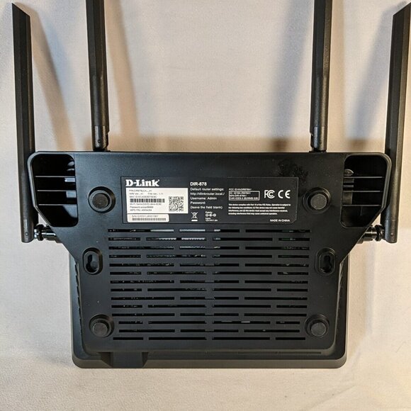 D-Link DIR-878 Router Black LAN WiFi Dual Band - Picture 3 of 6